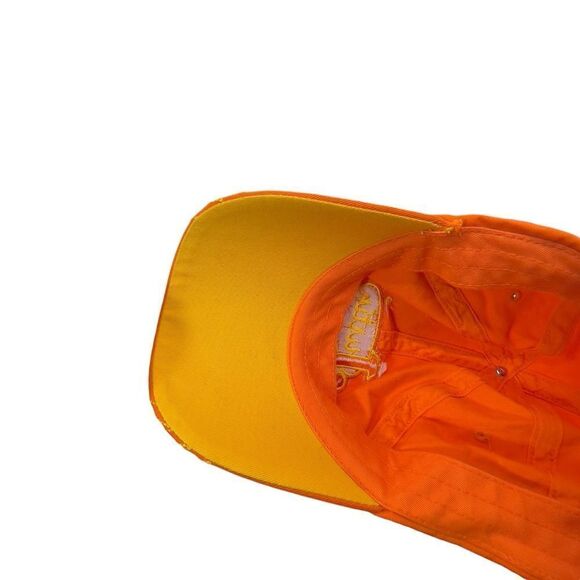 JUSTIN BOOTS bling BASEBALL HAT orange CRYSTAL DETAILED cotton Lainey Wilson - Picture 8 of 16